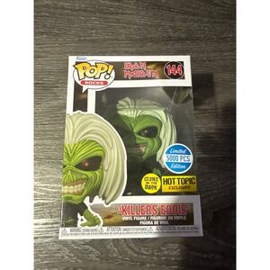 Funko Pop Rocks Iron Maiden Killers Eddie 144 Glow Hot Topic 5000 PCS